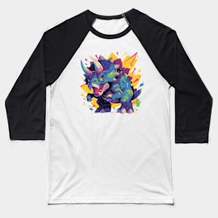 triceratops Baseball T-Shirt